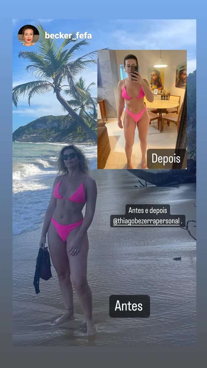 Antes e depois - aluno TB Team 1