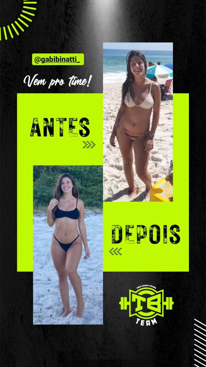 Antes e depois - aluno TB Team 10