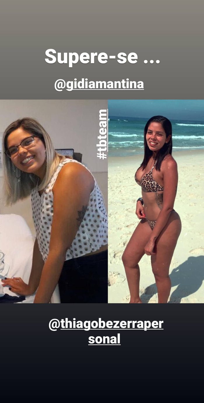 Antes e depois - aluno TB Team 3