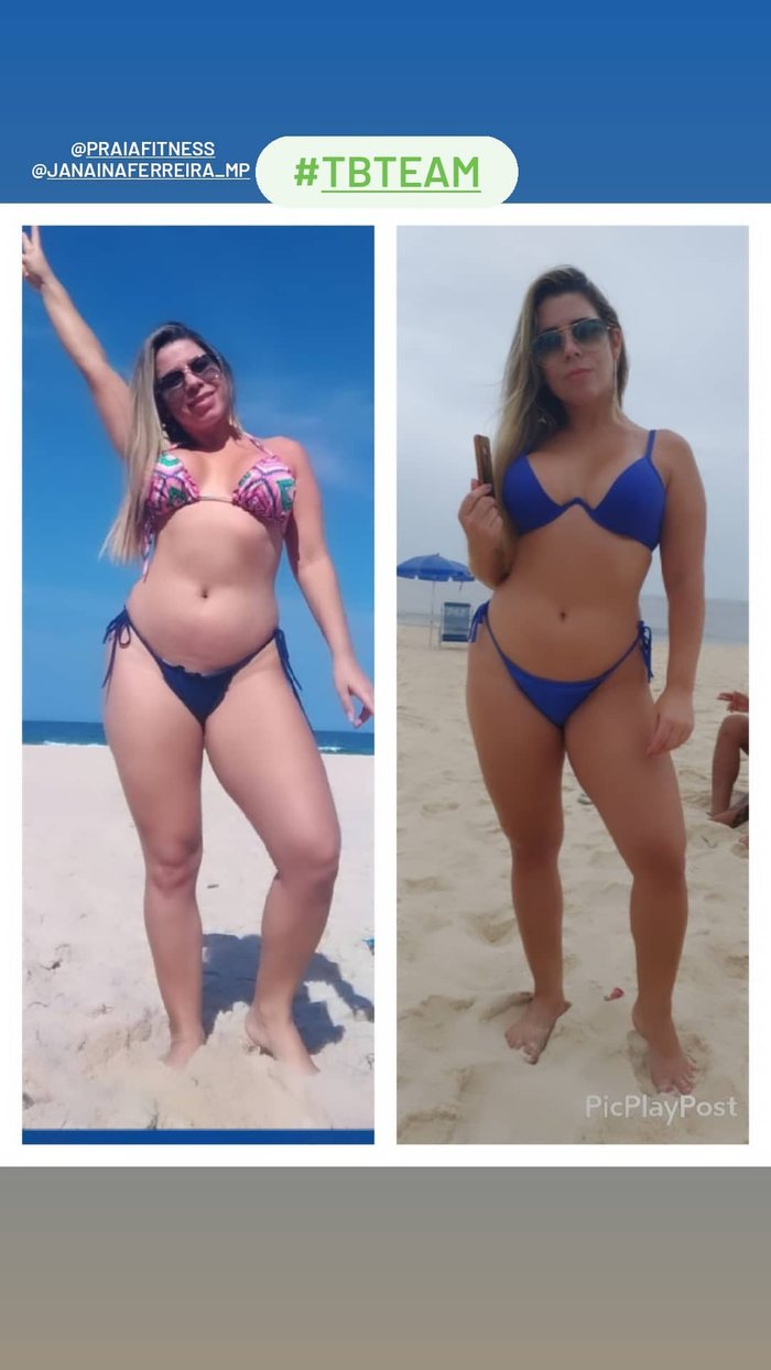 Antes e depois - aluno TB Team 9